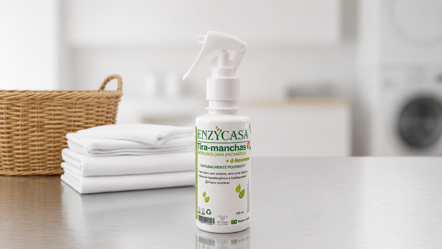 ENZYCASA frasco 200ml na lavanderia